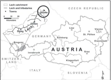 Fig. 1. Geographical overview of the study area in Austria.