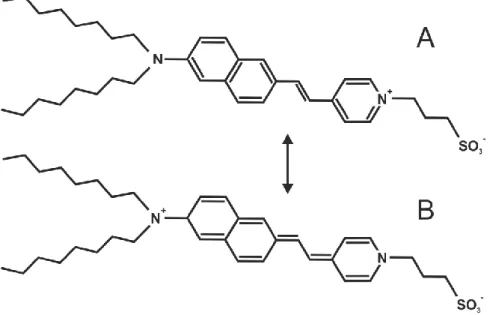 Figure  11  –  Chemical  structure  of  the  ground  state  and  excited  di-8-ANEPPS  probe