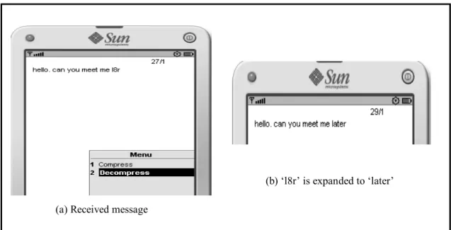 Figure 9.  Example of expanding abbreviated words to their original forms 
