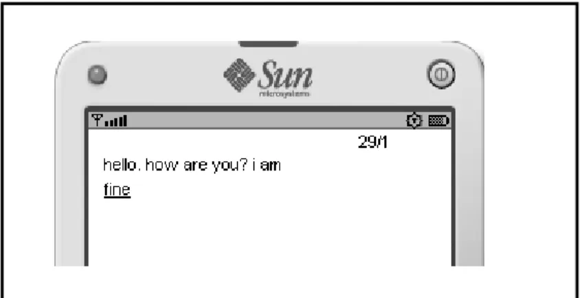Figure 5.  Automatic insertion of the question mark 