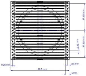 Figure 1: Cross-sectional view of the fuel element.  