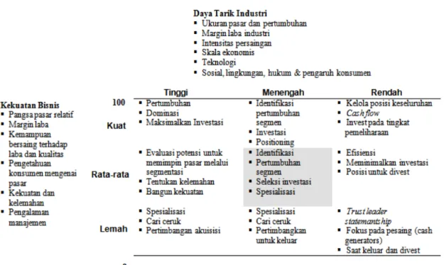 Gambar 8 Matrik Grand Strategy 