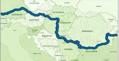 Fig. 1. Danube states, taking part in the EUSDR Strategy, source: MAE 