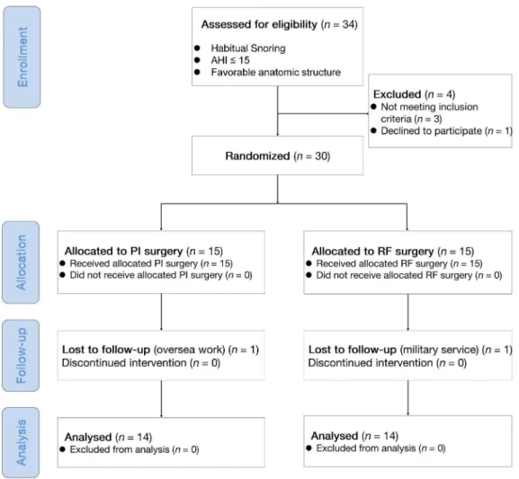 Figure 1. Schematic diagram (CONSORT 2010 flowchart diagram) summarizing the study design