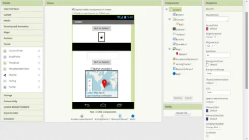 Figura 1: Component Designer do App Inventor.