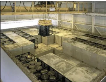 Figure 5: Concrete containers in El Cabril disposal facility [30] 