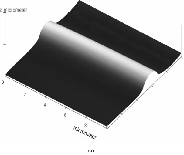 Figure 3. EFM images for a corona charged electret fiber specimen after isopropanol immersion  (E-IPA) as a function of applied tip bias voltage