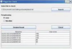 Figure 6: Screen-Shot Create Index Window