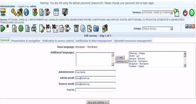 Fig. 1. How to do a survey  We used Limerik. 