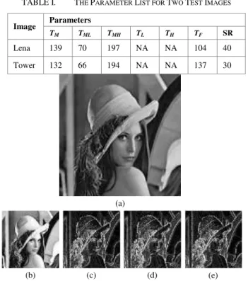 Fig. 4.  Homogeneous  regions  and  edge  blocks  labeling:  (a)  Homogeneous  regions labeling