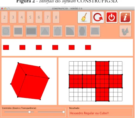 Figura 2 - Interface do software CONSTRUFIG3D. 