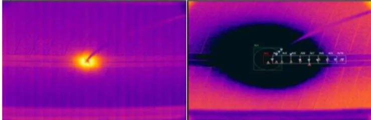 Fig.  4.    IR  frames  of  the  innerliner  layer  in  two  completely  different  experiment  phases  are  presented