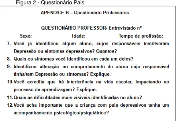 Figura 2 - Questionário Pais 