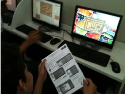 Figura 2 - Cenários do jogo desenvolvido por alunos  do sexto ano. 