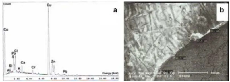 Fig. 9. The analysis golden colour:  