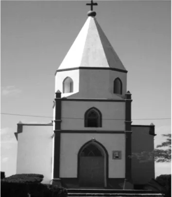 Figura 9 – Igreja Evangélica da região que foi reformada, mas manteve traços originais