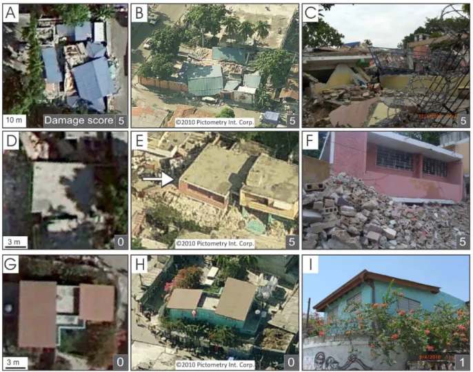 Fig. 3. Discrepancies in damage scores for image- and ground-based assessment as per EMS98 ranking (D0 = no damage, to D5 = complete destruction)