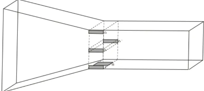 Fig.  2.  The  allocation  of  the  strain  gages  on  the  left  clamp dog (view from inside)