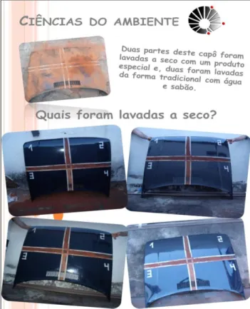 Figura 3. Folder para pesquisa de eficácia do  método de lavagem a seco 