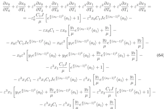 Fig. 2b corresponds to the bifurcation point. The limit cycle on the figure corresponds to the equations (55) and (56).