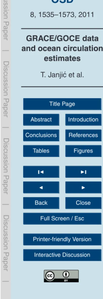 Table 1. The altimetric mission, data source and repeat cycle of each mission used for computing DOT.