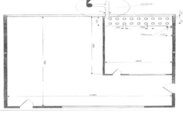 Fig. 4. Vent installation location of the stand 