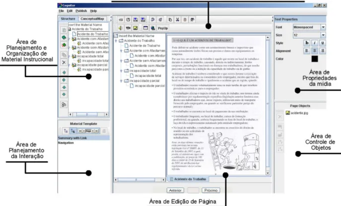 Figura 2: Interface principal da ferramenta Cognitor.
