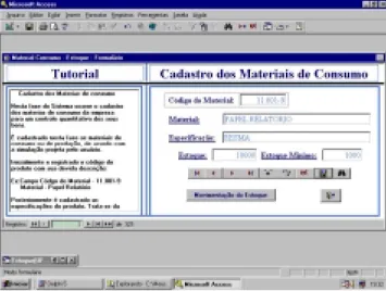 Figura 3: Função de cadastro de material de consumo do Estoque-Edu