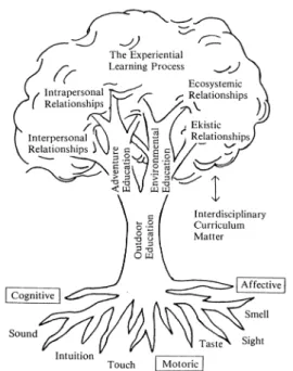 Figura 1. Árvore da Outdoor Education. Fonte: Adaptado  de Priest (1986)