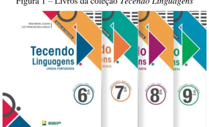 Figura 1 – Livros da coleção Tecendo Linguagens  