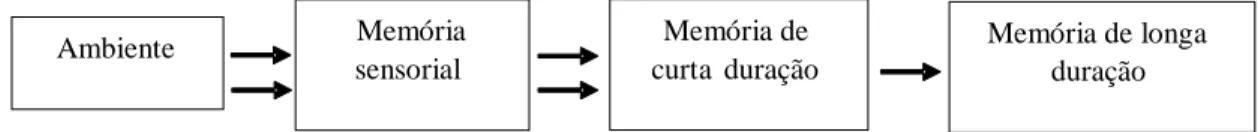 Figura 1 - Abordagem da memória baseada no processamento da informação. 