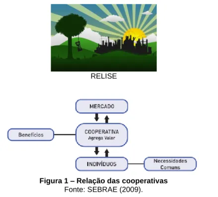 Figura 1 – Relação das cooperativas   Fonte: SEBRAE (2009). 