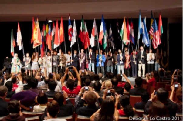 Figura 1. cerimonia abertura (foto Debora Lo Castro)