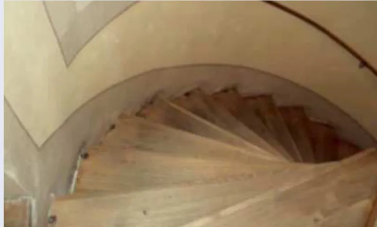 Figura 1. Las escaleras que llevan al estudio de Einstein en  Berna.