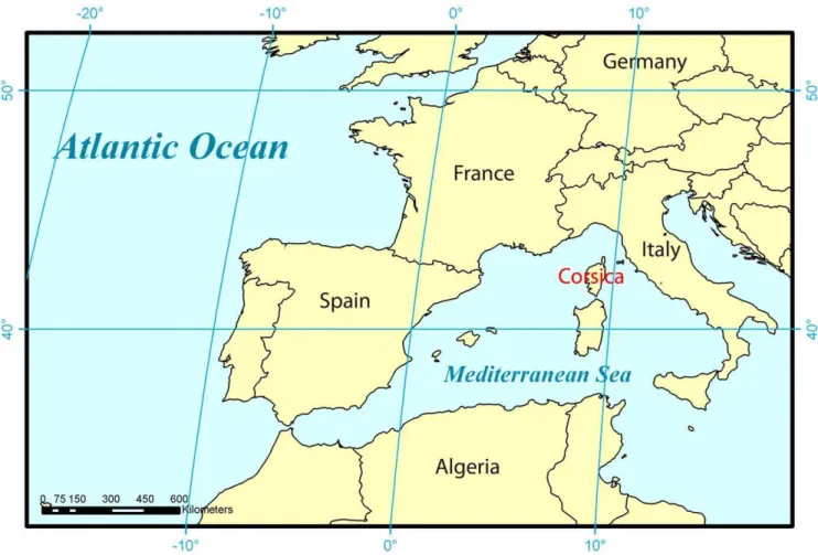 Figure 1. Localisation of the study area.