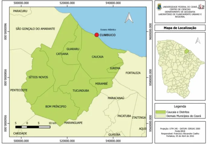 FIGURA 1: Localização de Cumbuco 