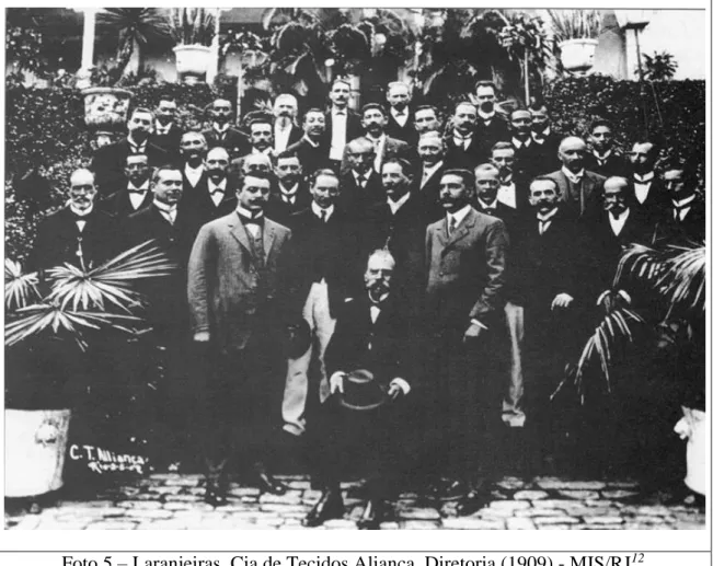 Foto 5 – Laranjeiras, Cia de Tecidos Aliança, Diretoria (1909) - MIS/RJ 12