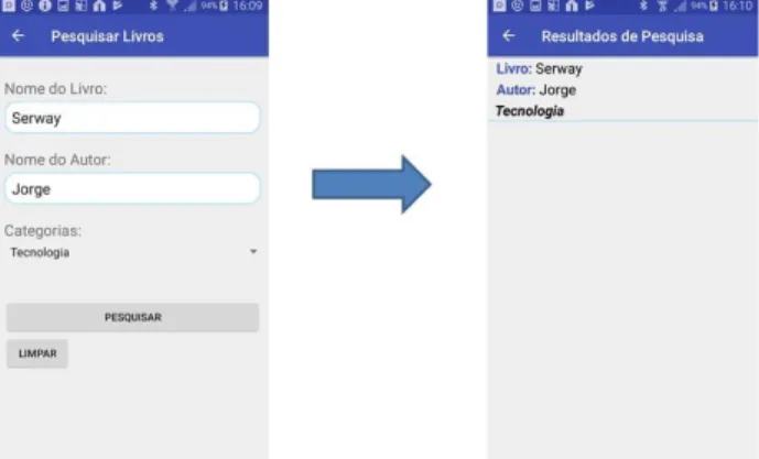 Fig. 7 shows App screen of searching for books in a context  scenario because it uses beacon location