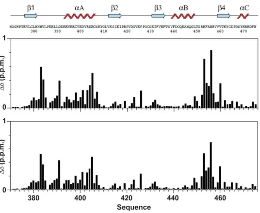 Table 1. Summary of the K d ’s as obtained from ITC measurements carried out with the different peptides.