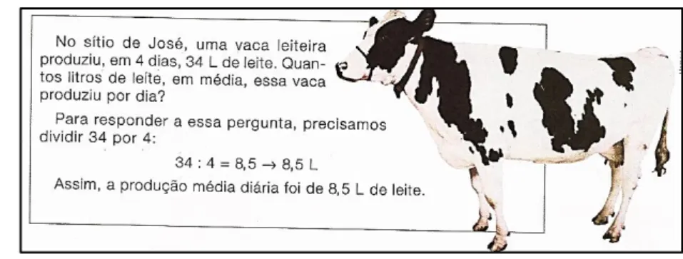 Figura 4: Exemplo de abordagem dos números racionais utilizando língua natural. Fonte: Souza  e Pataro (2012, p.61)