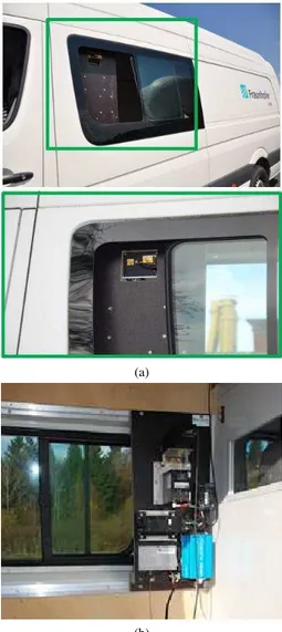 Table 2: Parameter for SAR processing and mapping geometry An operator beside the driver or even outside the van can then remotely control the radar system by a laptop and WiFi  connec-tion