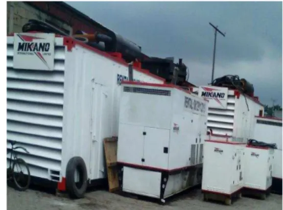 Fig. 1: Abandoned EOL generators in one of the sites of case study 