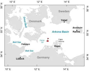 Fig. 2. Number of records per day at the Darss Sill in 1991–2010.