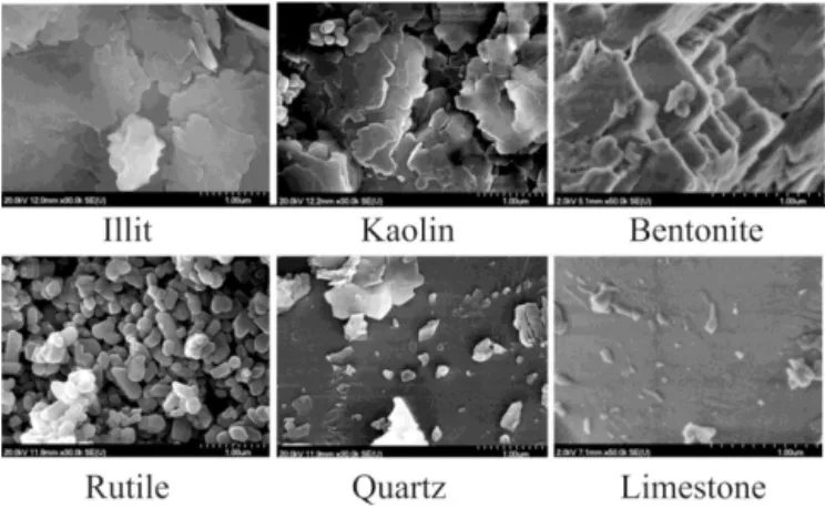 Figure 4. SEM pictures of collected aerosol samples.