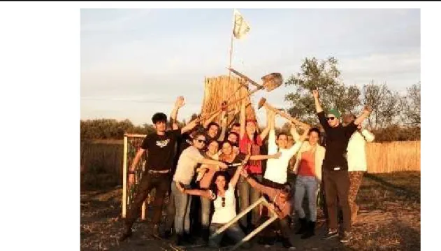 Fig. 17. Group picture at the end of the construction process 