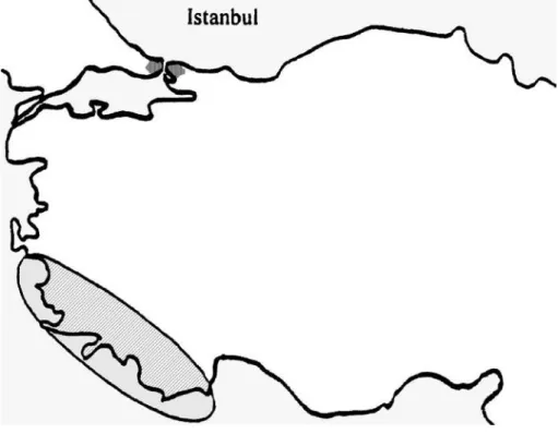 Figure 1. Study area in Turkey 