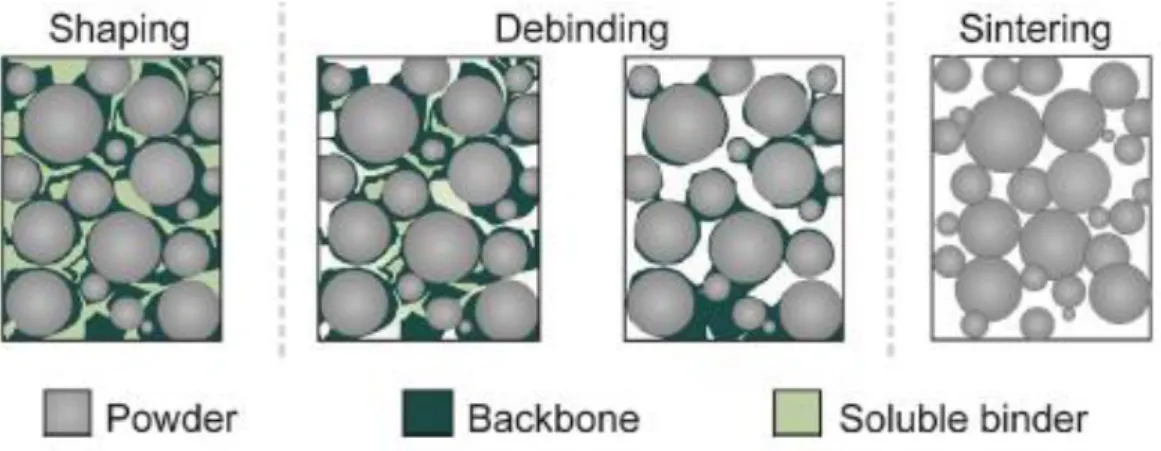 Figure 12 - Feedstock transformation process (adapted from [36]) 