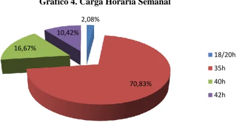 Gráfico 4. Carga Horária Semanal
