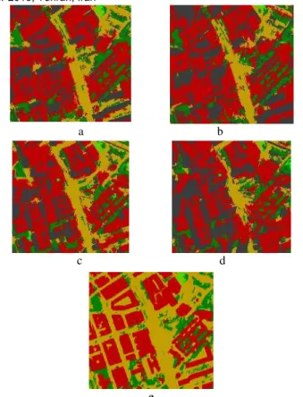 Figure 3 compares the object based image analysis from each of  the  multi-angular  images  with  decision  level  fusion  of  them.