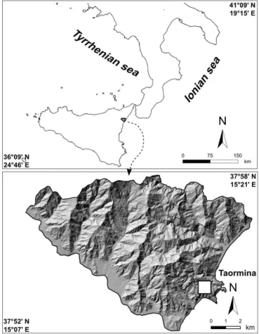 Figure 1. Location map. Shaded relief was produced from a 2 m × 2 m lidar DEM.